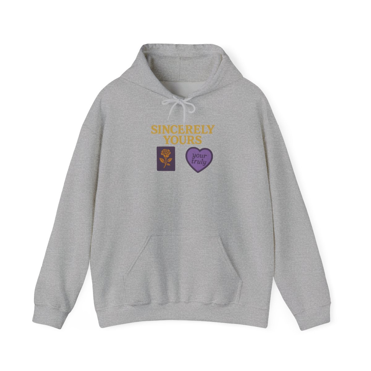 Sincerely Yours Patchwork Embroidered Hoodie