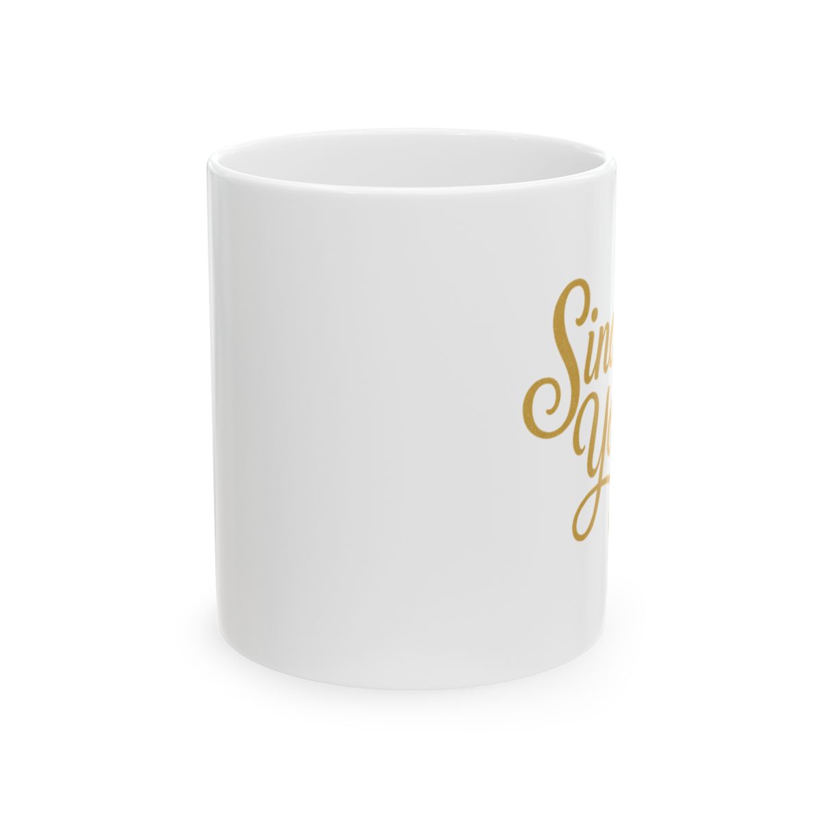 But First Coffee Handwritten Mug - Morning Ritual Cup for Coffee Lovers - alternate angle 1, merchandise