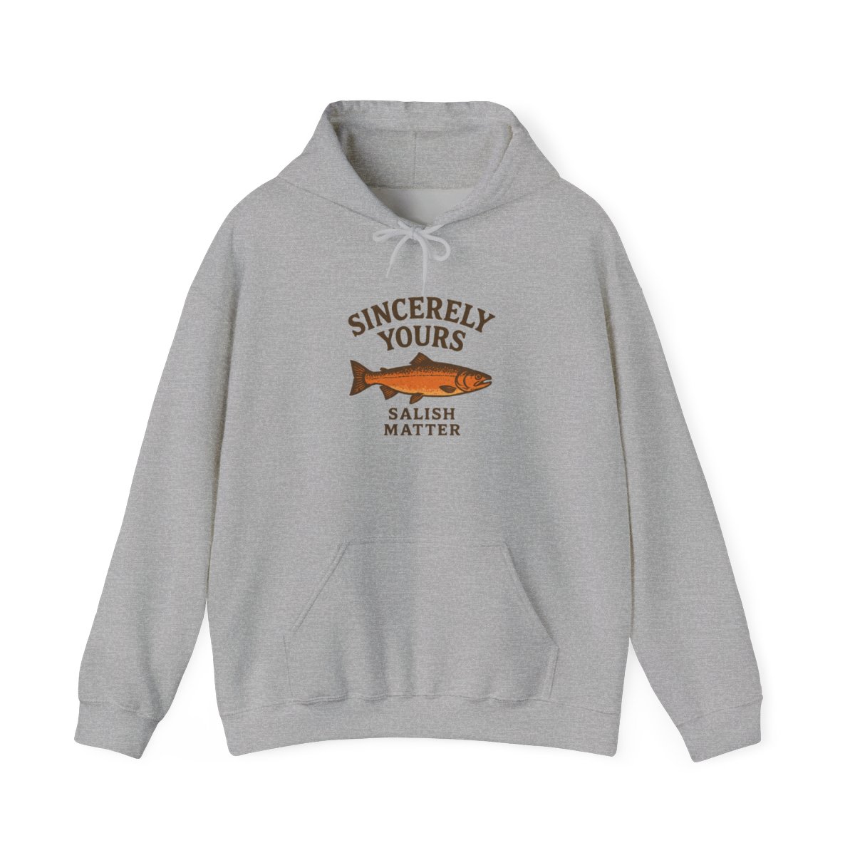 Sincerely Yours Salish Matter PNW Heritage Minimalist Pullover Hoodie - alternate angle 2, merchandise
