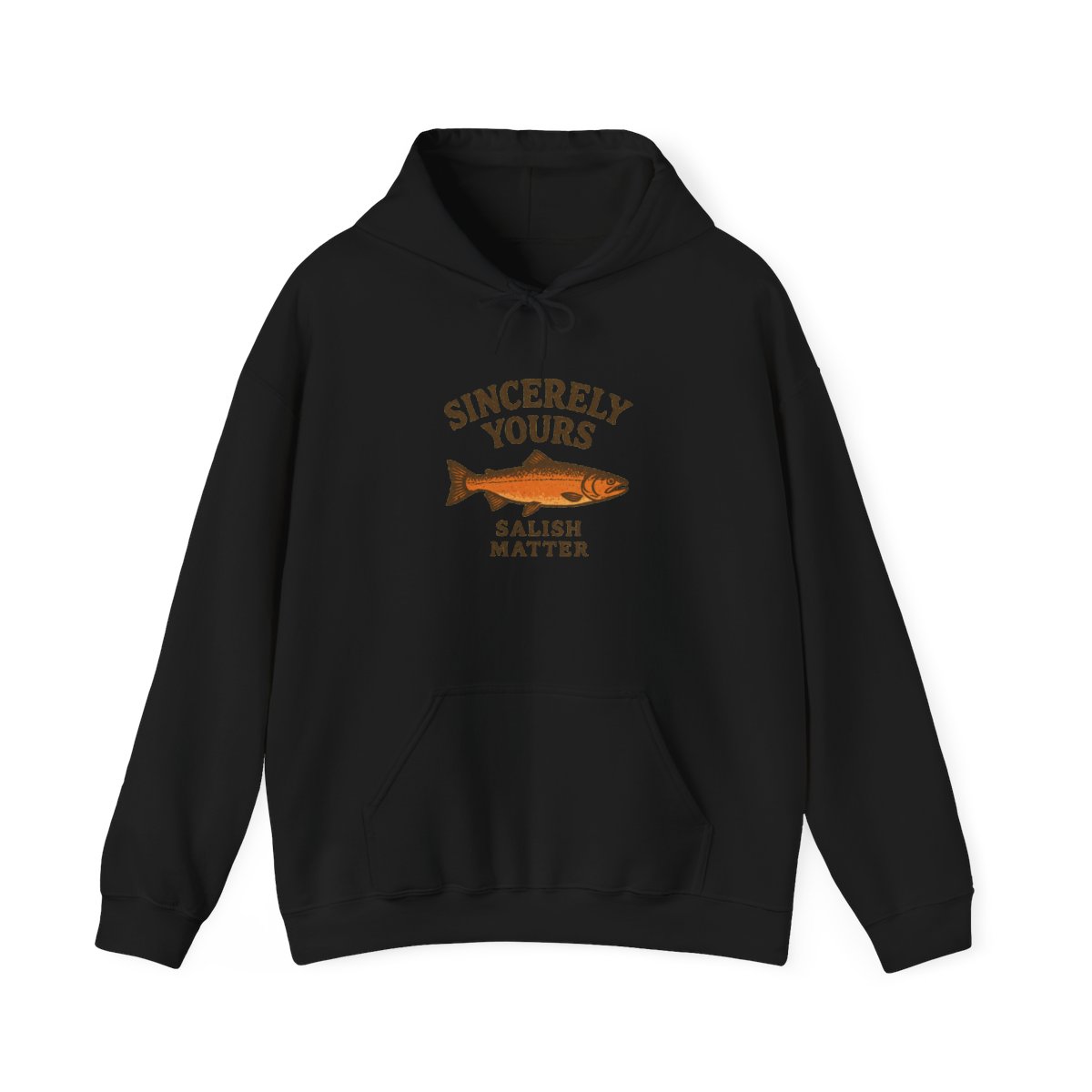 Sincerely Yours Salish Matter PNW Heritage Minimalist Pullover Hoodie