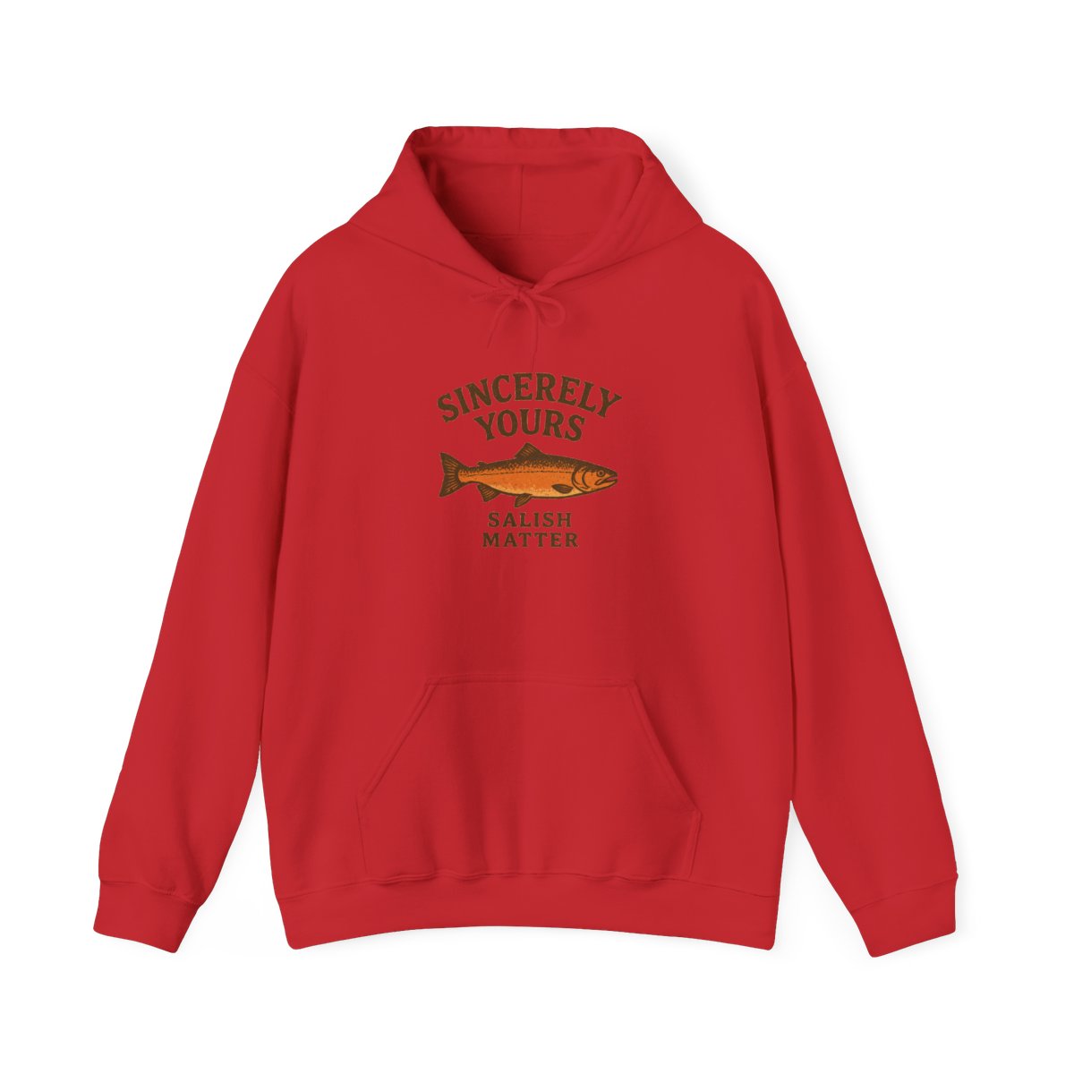 Sincerely Yours Salish Matter PNW Heritage Minimalist Pullover Hoodie - alternate angle 3, merchandise