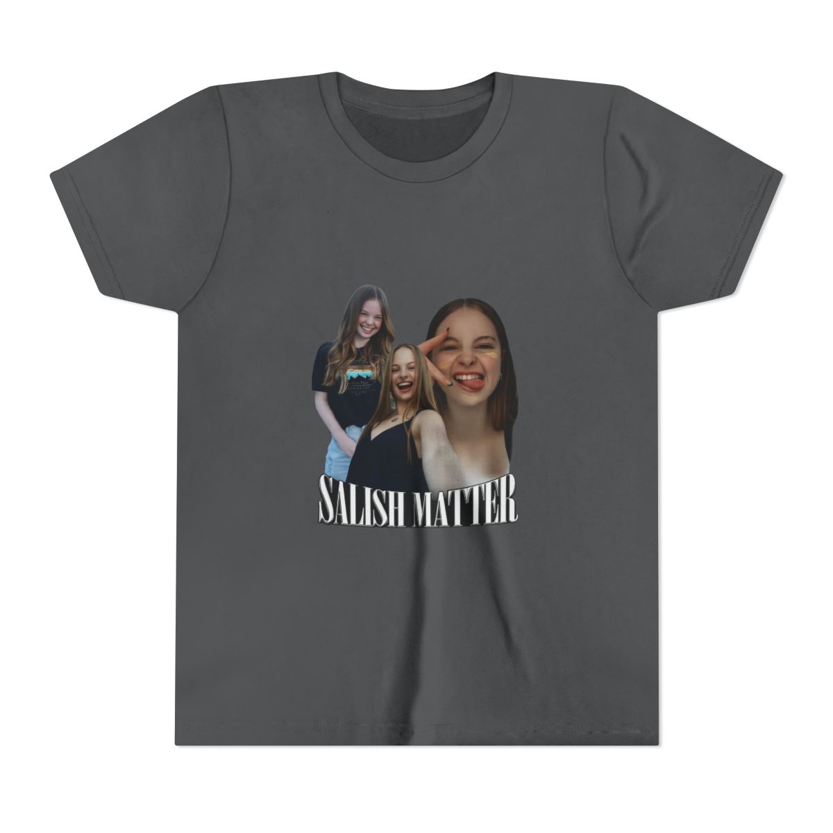 Salish Matter Retro Graphic Tee for Kids - alternate angle 2, merchandise