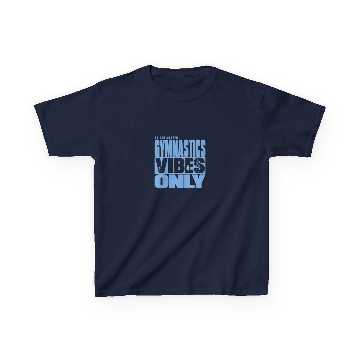 Gymnastics Vibes Only Salish Matter Unisex Kids Tee - alternate angle 5, merchandise