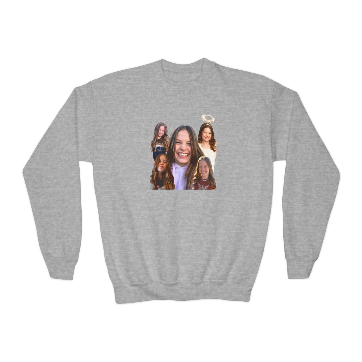 Salish Matter Retro Sweatshirt for Kids - alternate angle 3, merchandise