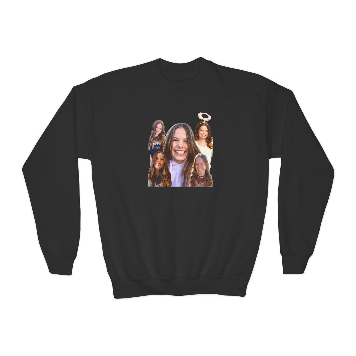 Salish Matter Retro Sweatshirt for Kids - alternate angle 2, merchandise