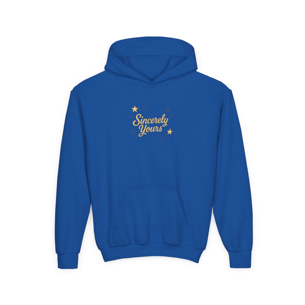 Stars and Hearts Kids Hoodie by Sincerely Yours - alternate angle 5, merchandise