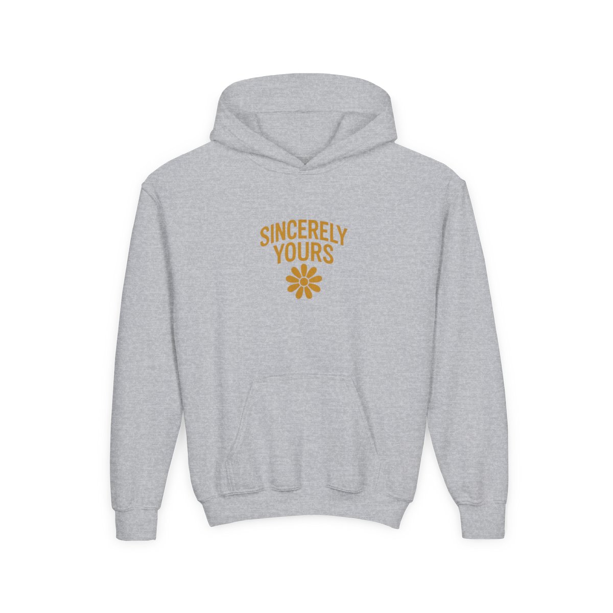 Salish Matter Sincerely Yours Hoodie in Bold Yellow for Kids, Indie Artist Present - alternate angle 3, merchandise