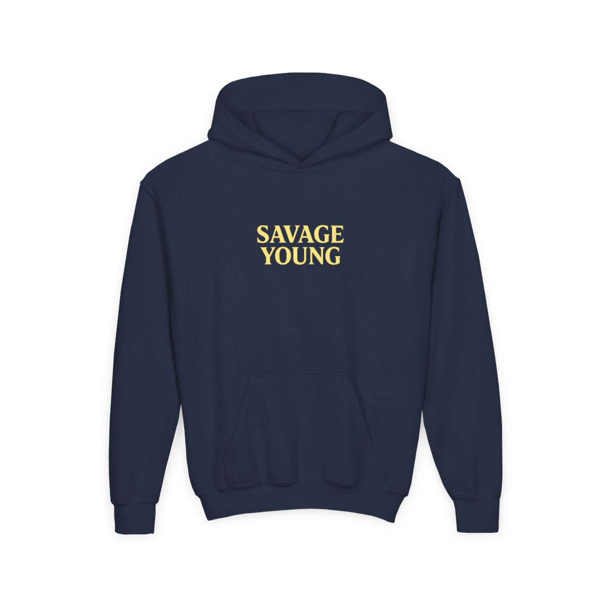 Sincerely Yours Embroidered Pale Yellow Kids Hoodie, Cozy Casual Gift - alternate angle 4, merchandise