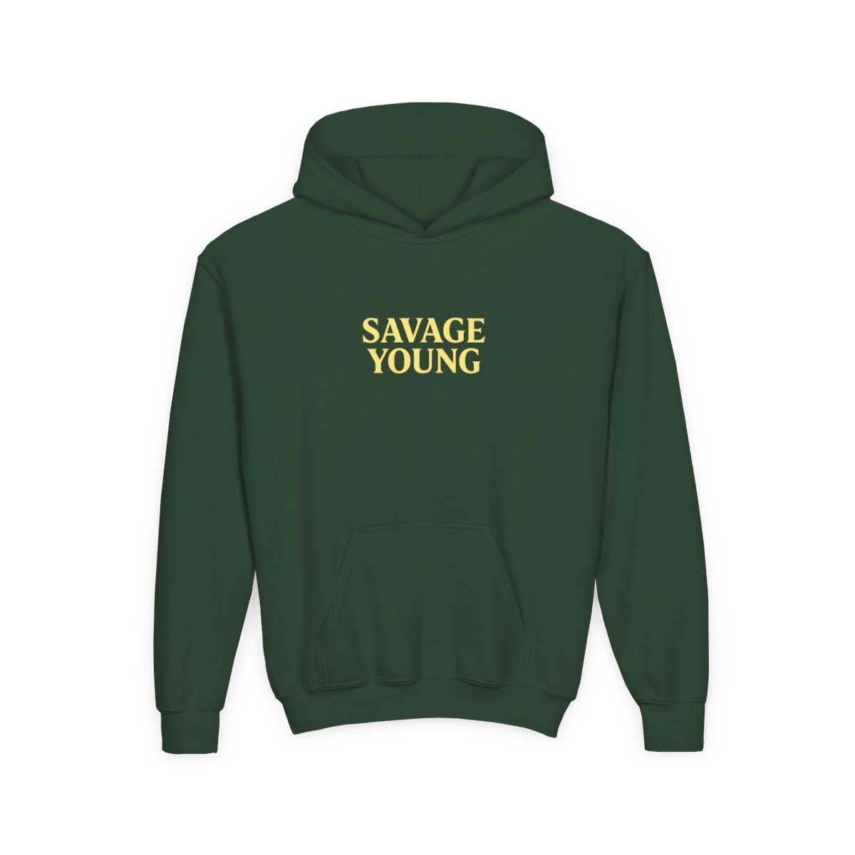 Sincerely Yours Embroidered Pale Yellow Kids Hoodie, Cozy Casual Gift - alternate angle 3, merchandise