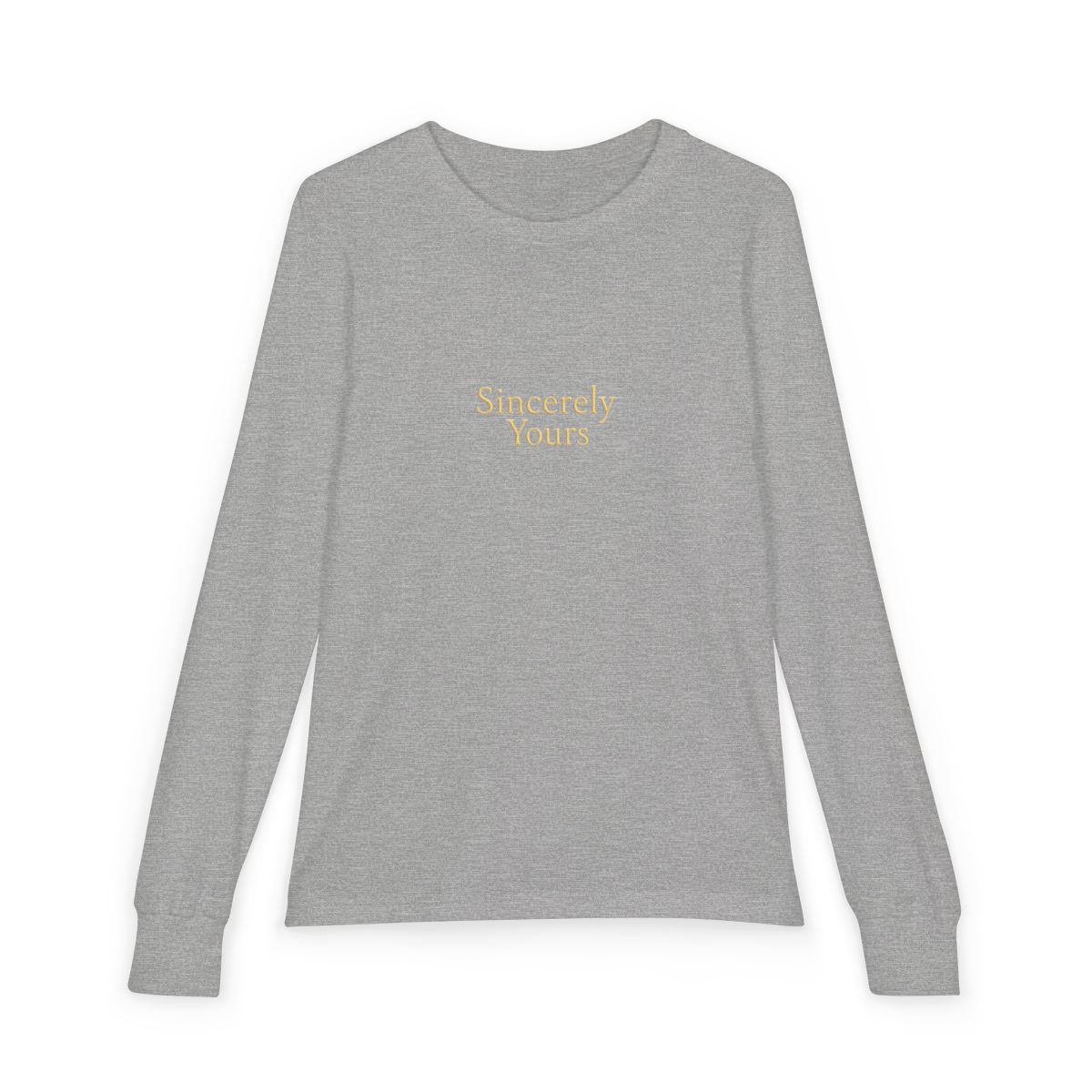 Sincerely Yours Pale Yellow Kids Hoodie with Chest Text and Sleeve Patch - alternate angle 4, merchandise